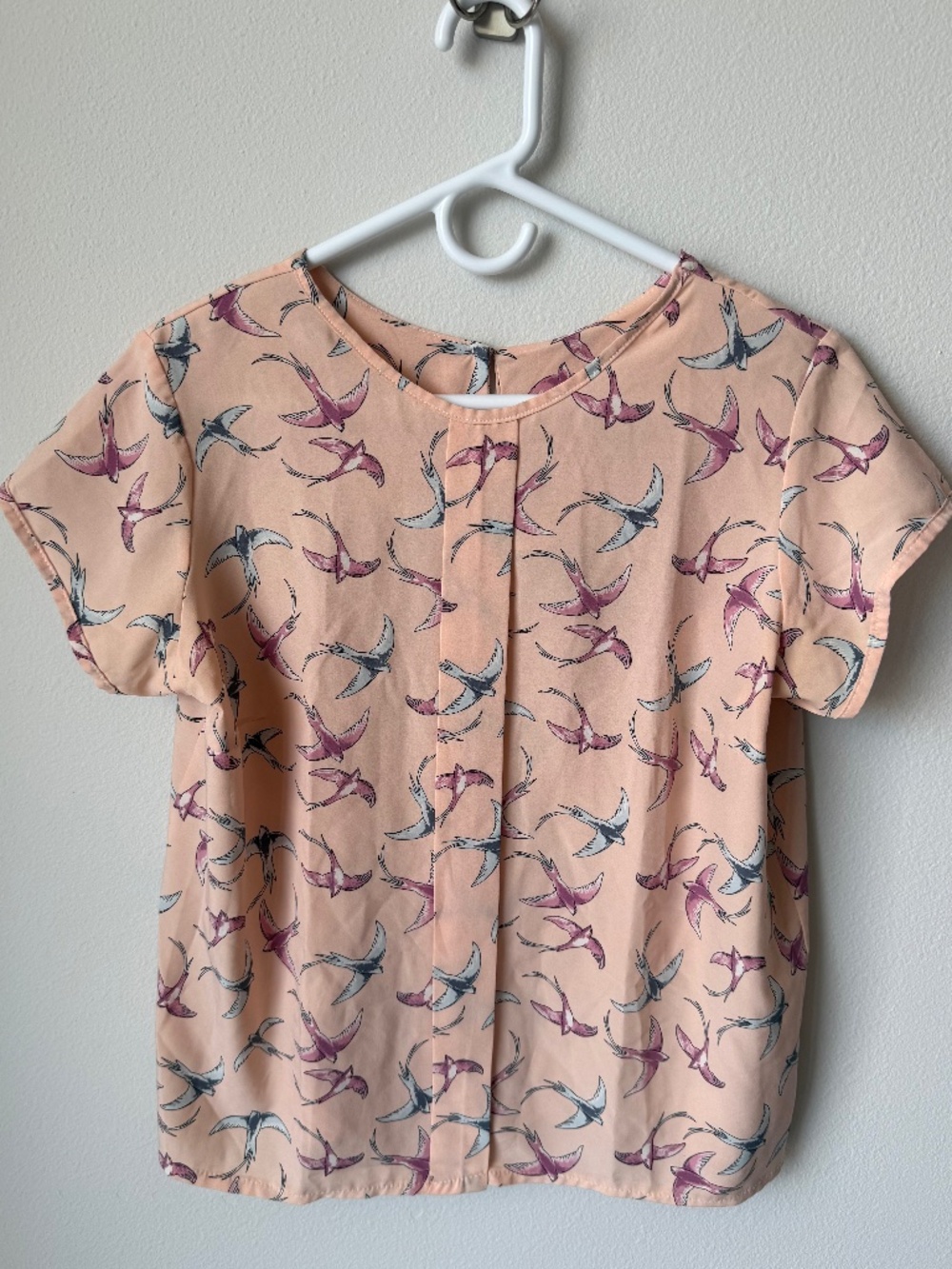 Beautiful Birds Silk Top